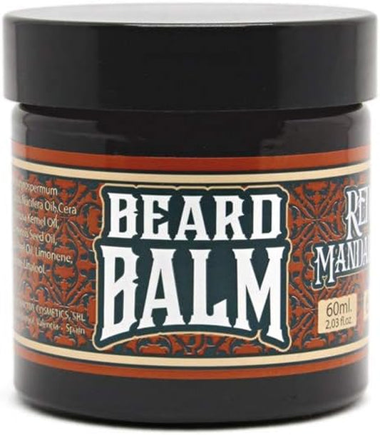 ! Beard Balm Nº 2 Red Mandarin | Bálsamo Para Barba Hidratante Con Fragancia De Mandarina Roja - Envase De 60 Ml