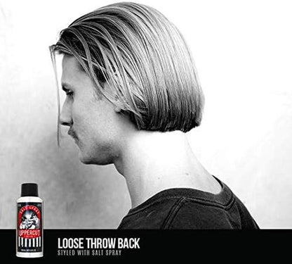 Uppercut Sea Salt Spray, Mens Light Hold and Natural Finish Salt Spray, Mens Hair Product for Use on Wet or Dry Hair for Weightless and Textured Hold 150Ml