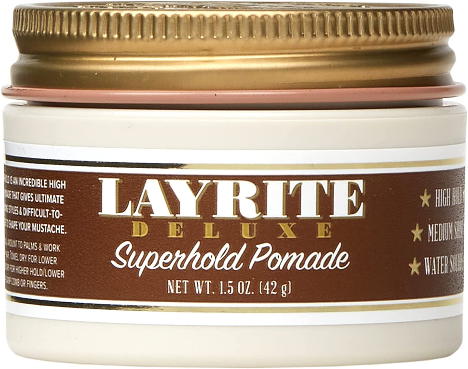 Layrite Superhold Pomade 1.5 Oz