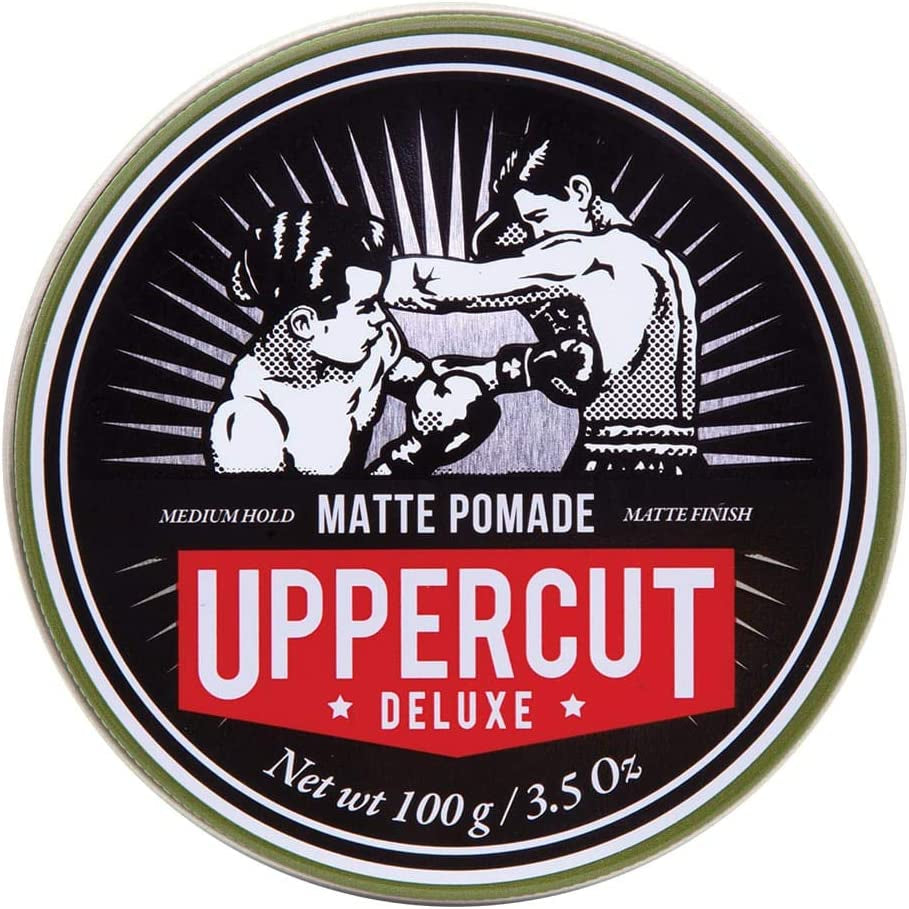 Matte Pomade Hair Styling Product for Men with a Medium Hold, No Shine Water Based Matte Hair Styling Product Easy Wash Out, No Residue 100G
