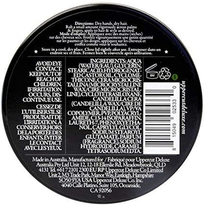 Matte Pomade Hair Styling Product for Men with a Medium Hold, No Shine Water Based Matte Hair Styling Product Easy Wash Out, No Residue 100G