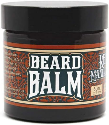 ! Beard Balm Nº 2 Red Mandarin | Bálsamo Para Barba Hidratante Con Fragancia De Mandarina Roja - Envase De 60 Ml
