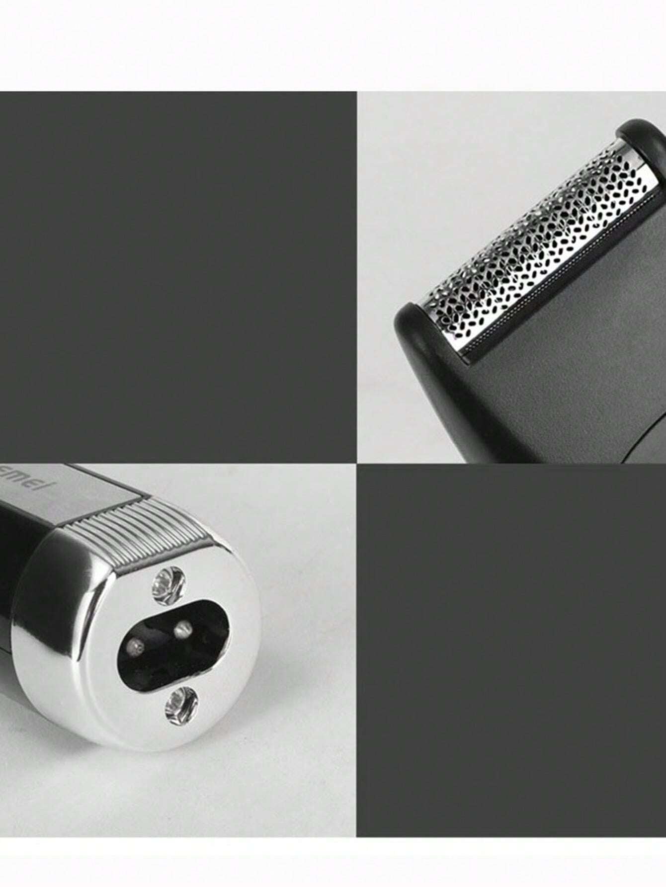 Kemei Kemei Brand Electric Nose Ear Hair Trimmer Men'S Face Hair Trimmer Set 4 in 1 Rechargeable Face Sideburns Hair Trimmer Beard Shaver Razor Clean Hair Remove Machine Kit KM-6630