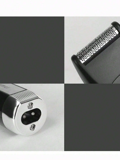 Kemei Kemei Brand Electric Nose Ear Hair Trimmer Men'S Face Hair Trimmer Set 4 in 1 Rechargeable Face Sideburns Hair Trimmer Beard Shaver Razor Clean Hair Remove Machine Kit KM-6630