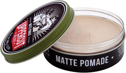 Matte Pomade Hair Styling Product for Men with a Medium Hold, No Shine Water Based Matte Hair Styling Product Easy Wash Out, No Residue 100G